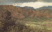 Frederic E.Church Red Hills near Kingston,Jamaica painting